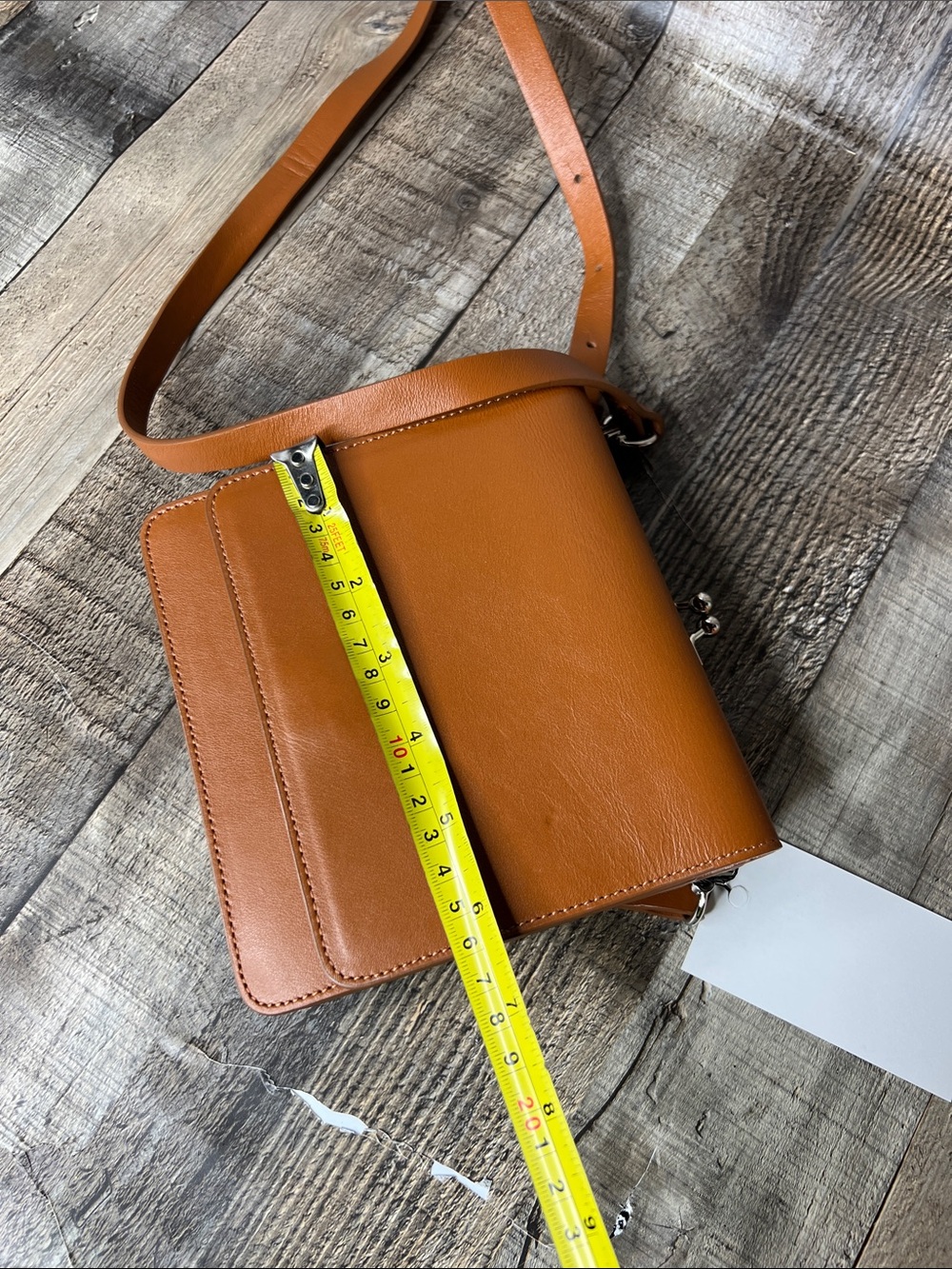 Kee Kain Two-in-One Detachable Mini Brown Leather Crossbody Bag - Picture 12 of 12